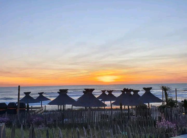 L'Ocean&Dunes Vue A 180° En Bord De Plage Lacanau Buitenkant foto